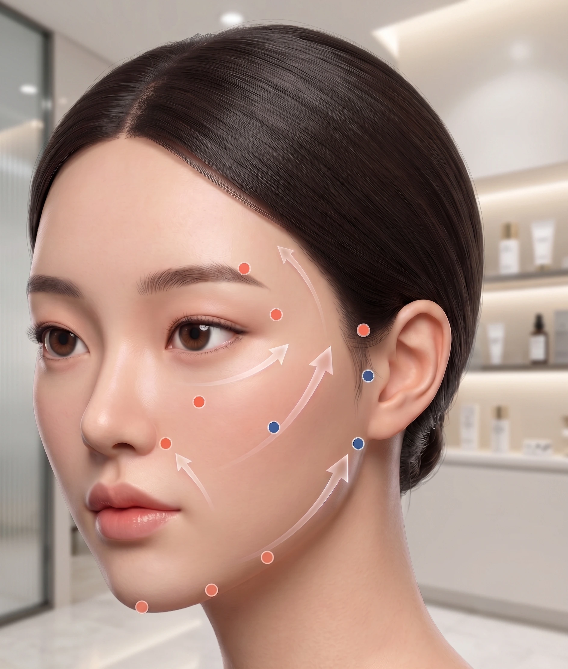 포인트 리프팅 컨셉컷